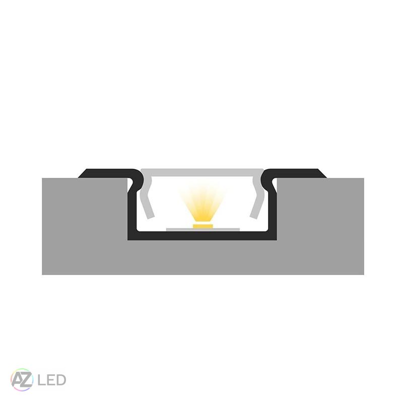 Vestavný LED profil - P6-2 bílý