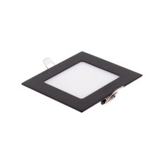 LED panel vestavný čtvercový černý 24V 6W CCT 120x120mm