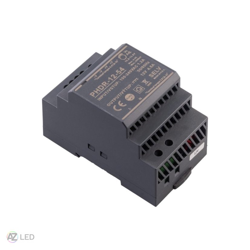 Trafo pro zapojení LED osvětlení 12V 54W na DIN lištu