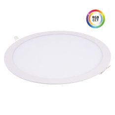 LED panel vestavný kulatý bílý 24V 36W RGBCCT 300mm