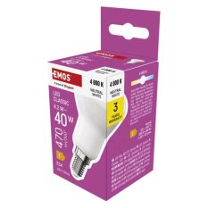 LED žárovka Emos Classic E14 R50 4,2W