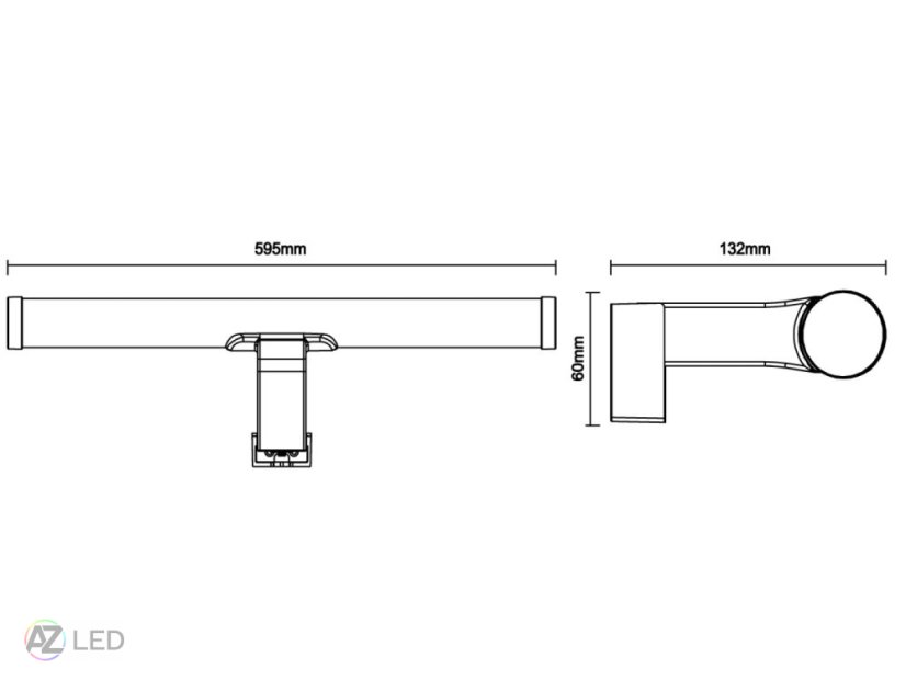 LED svítidlo do koupelny LNL7722/WH 12W 4000K