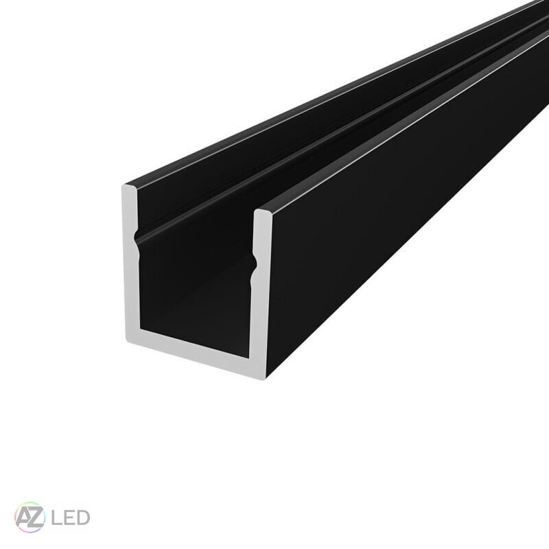 Vestavný LED profil - P4-4 mini černý
