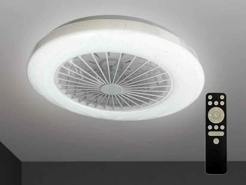 LED svítidlo + stropní ventilátor STAR + dálkový ovladač 48W - LCL6340