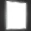 Led panel přisazený QUADRA 48W 600x600mm bílá Denní bílá_rozsvícená zboku