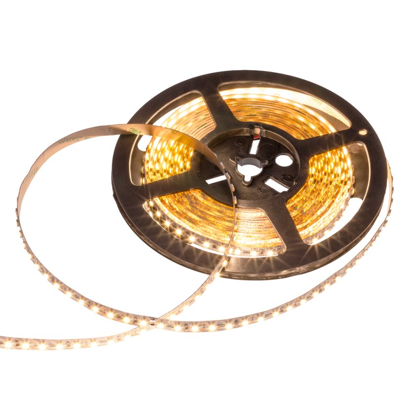LED pásek 9,6W SQ3-600 vnitřní bílý podklad zapnutý