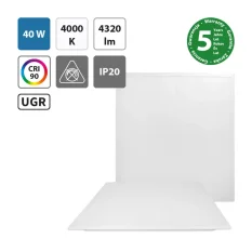 LED svítidlo Office 6262 40W 4000K 620x620mm bílé