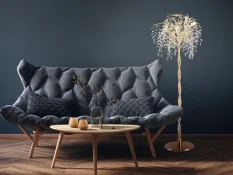 Luxusní křišťálová stojací lampa 5 x G9 - CA011/F Luxusní křišťálová stojací lampa 5 x G9 - CA011/F