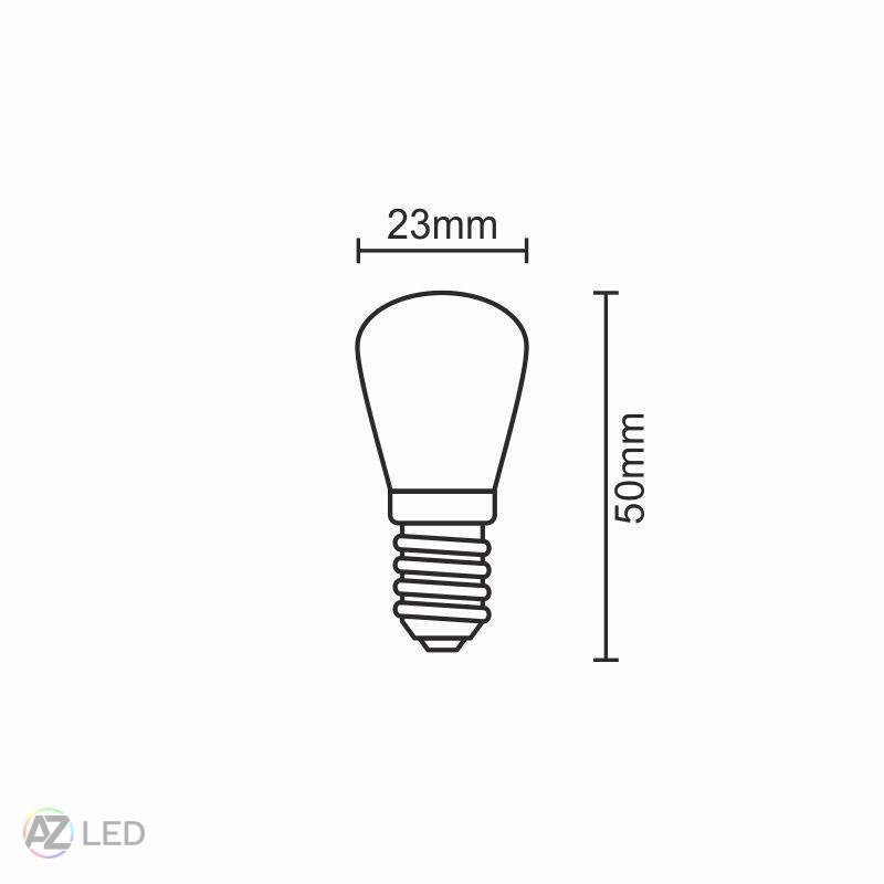 LED žárovka 1,5W MINI E14 6000K studená bílá