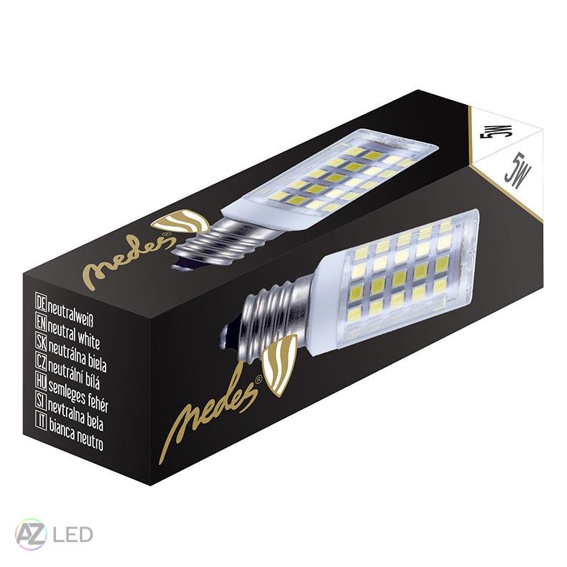 LED žárovka 5W-50W 320° E14 - Barva světla: Denní bílá
