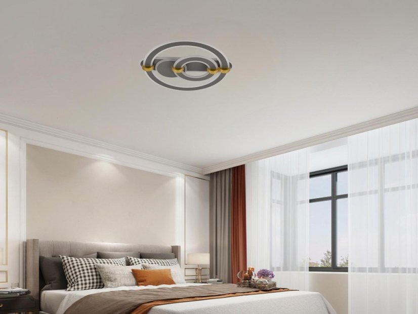 LED stropní svítidlo s dálkovým ovladačem 120W - J3341/S