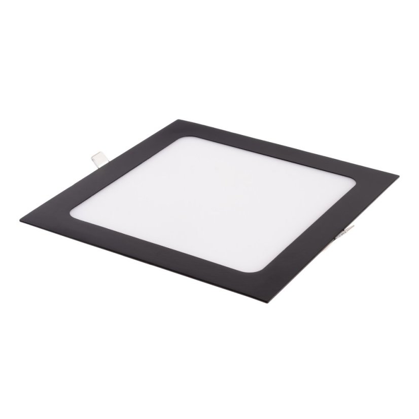 LED panel BSN18 čtvercový 18W 220x220mm černý - Barva světla: Teplá bílá