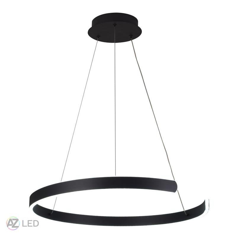 Závěsné LED svítidlo J4326 70W s dálkovým ovladačem - Barva: Černá