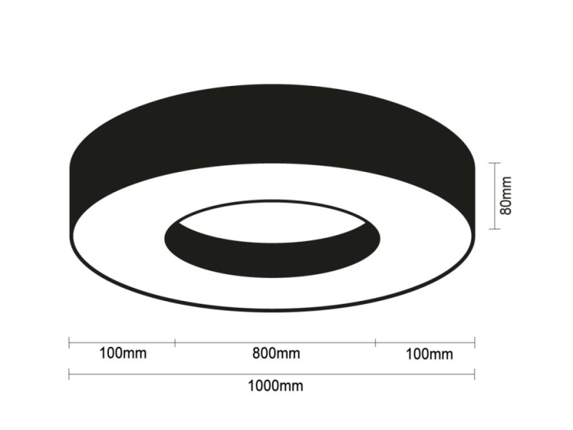 LED stropní svítidlo 100W - CL7433