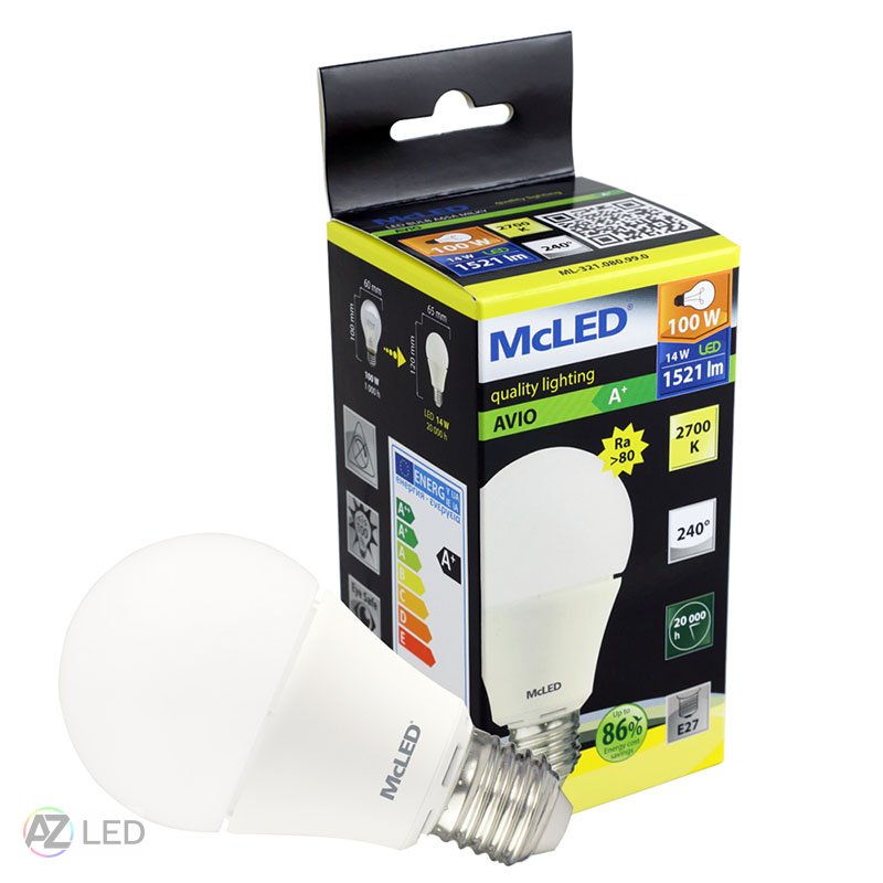 LED žárovka 14-100W 2700K 180° E27 krabička s žárovkou