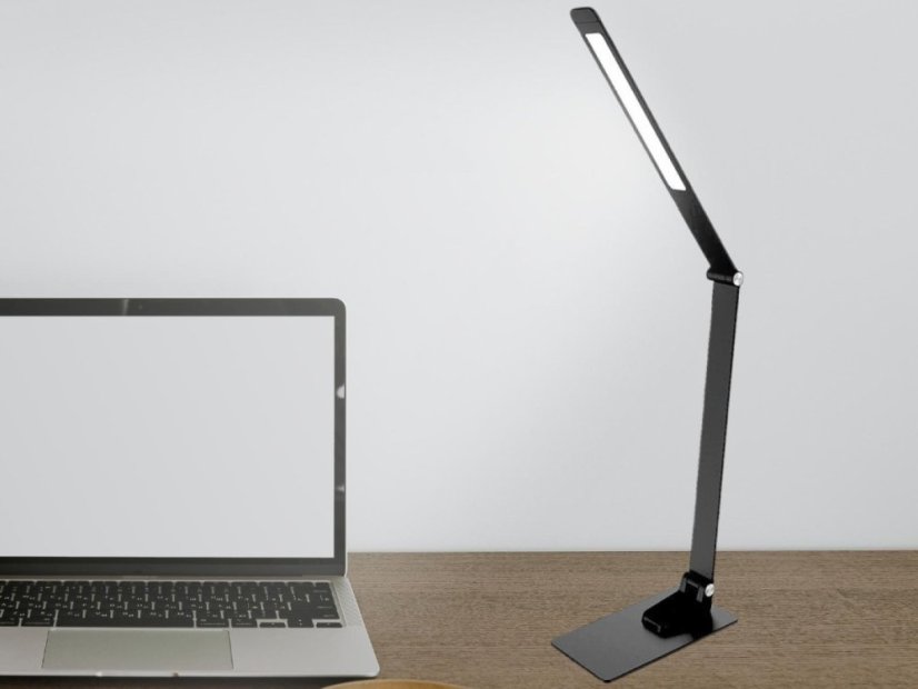 LED lampa FRIDA stmívatelná s časovačem a USB 12W