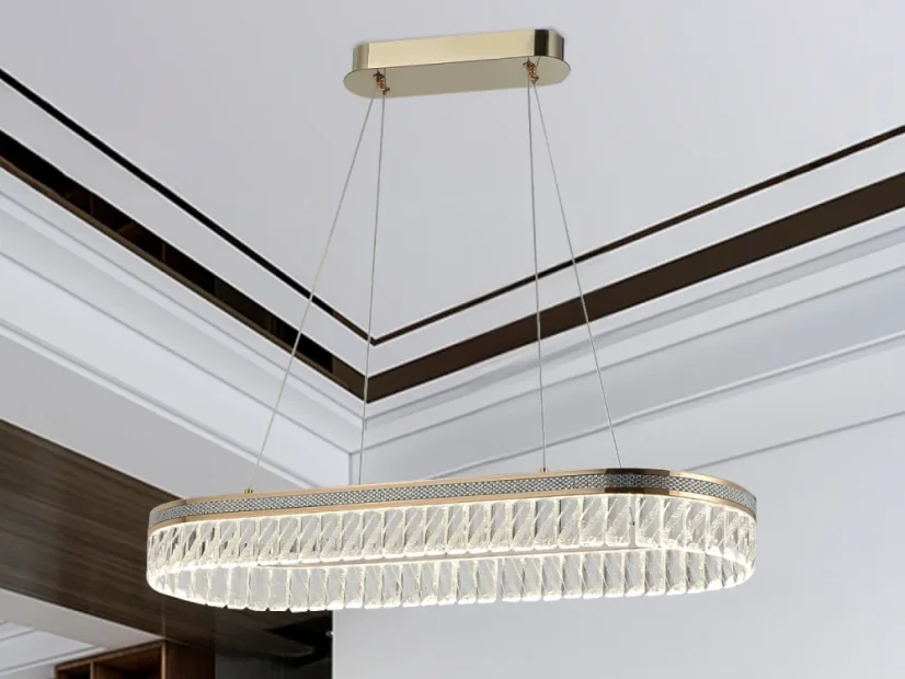 THALIA křišťálový závěsný lustr - N2107