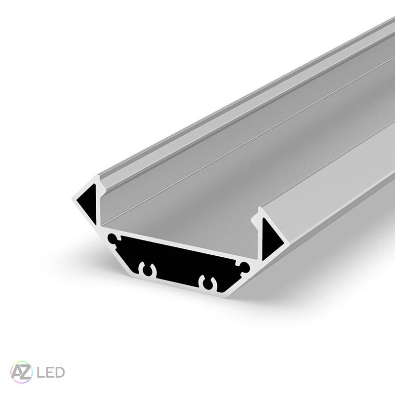 Rohový LED profil - P3-3 stříbrný