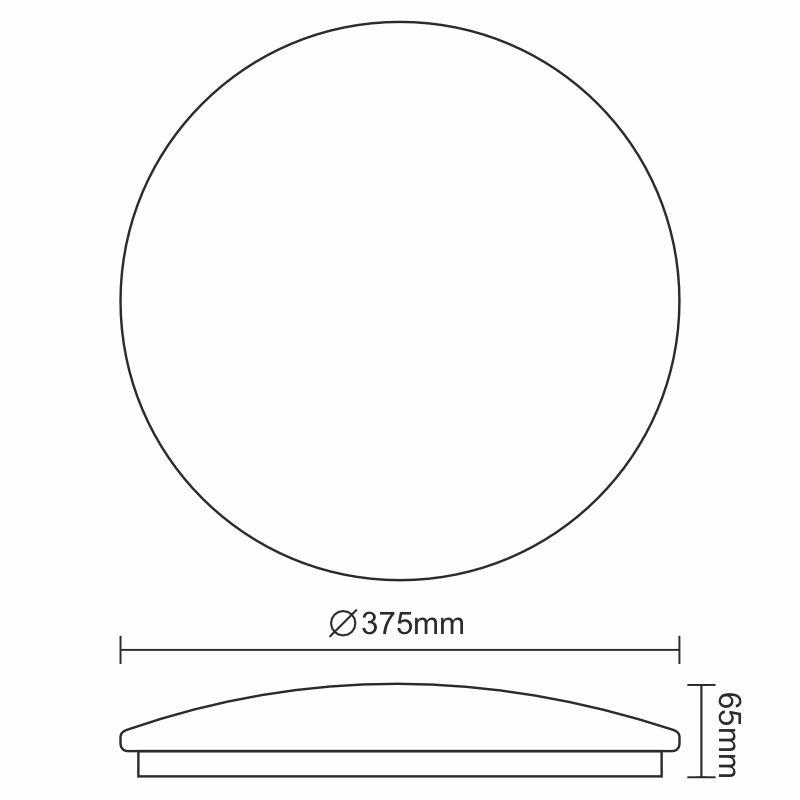 LED svítidlo OPAL 24W / SMD / 4000K - LCL423S