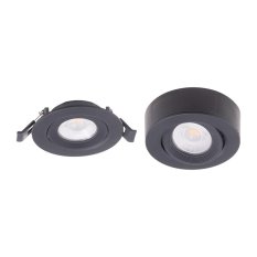Stropní LED svítidlo ISDA 7W černé IP44