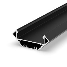 Rohový LED profil - P3-3 černý