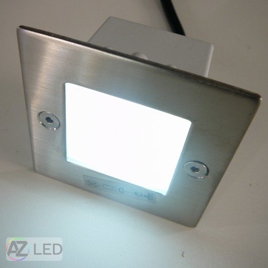 LED vestavné svítidlo TAXI SMD P C/M čtverec - Barva světla: Denní bílá