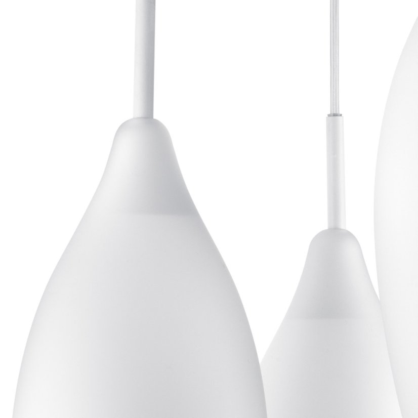 Závěsné LED svítidlo Lora E14 bílá - VYSTAVENO