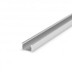 Nástěnný LED profil - P4-2 mini stříbrný