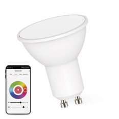 LED žárovka Emos Gosmart GU10 MR16 4,8W WiFi 400 lm 120 °