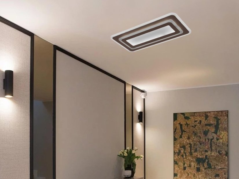 LED stropní svítidlo s dálkovým ovladačem 85W - J1345/BR