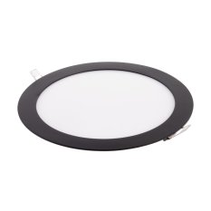 LED panel vestavný kulatý černý 24V 18W CCT 225mm
