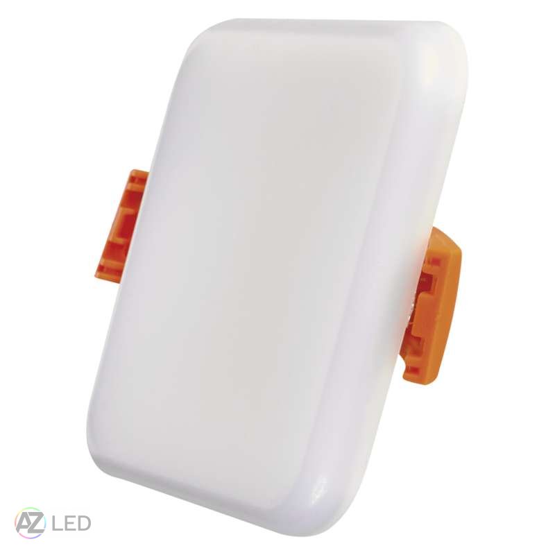 LED panel vestavný čtverec 6W 75x75mm IP65 - Barva světla: Teplá bílá