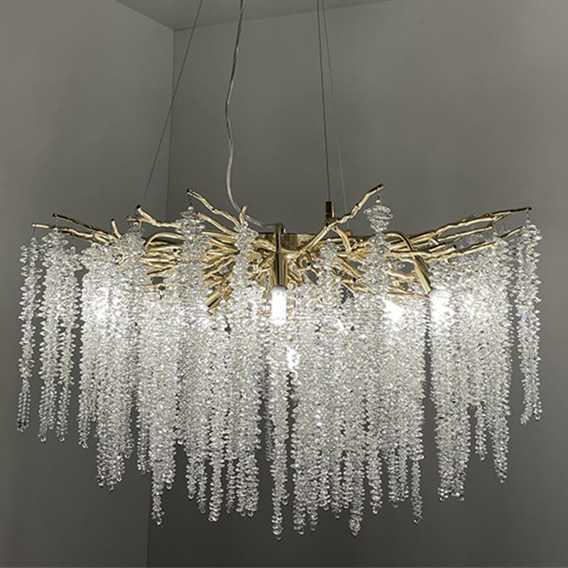 Luxusní závěsný křišťálový lustr 13 x G9 - CA021/800