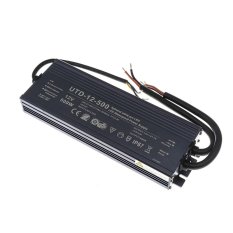 Trafo pro zapojení LED osvětlení 12V 500W UTD-12-500 voděodolné IP67