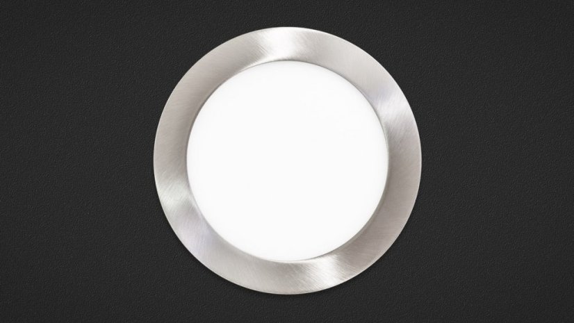LED panel RONDO BASIC 18W 220mm stříbrný