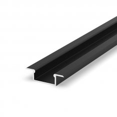 Vestavný LED profil - P6-2 černý