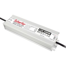 LED napájecí zdroj Scharfer 12V 200W SLIM IP67