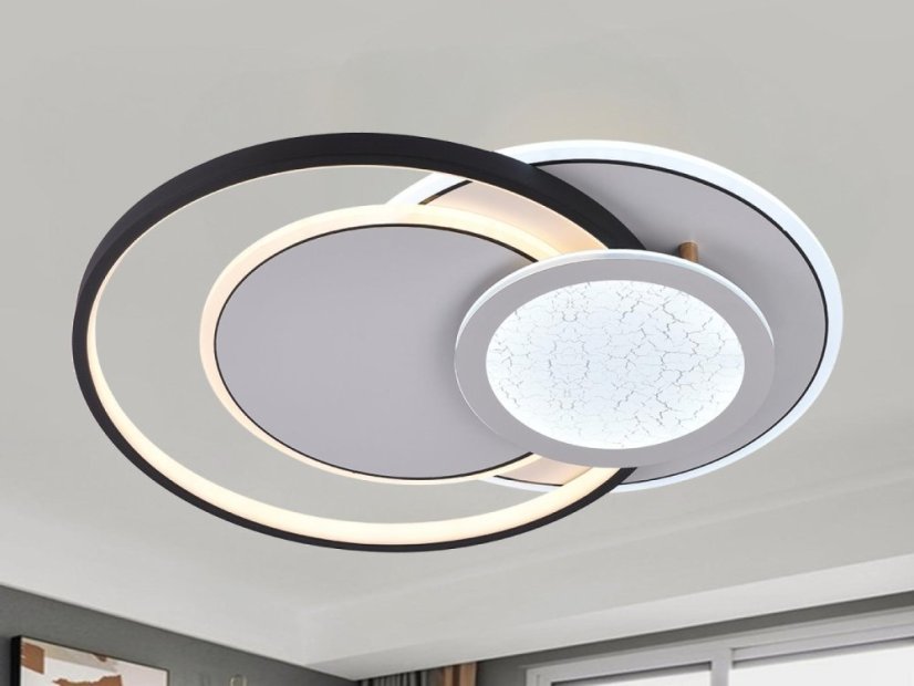 LED stropní svítidlo s dálkovým ovladačem 80W - J1333/W