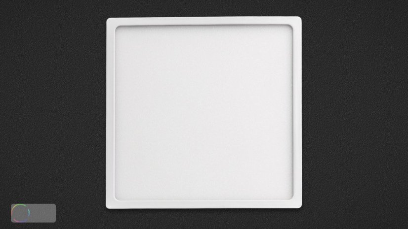 LED panel 30W SQUARE CLASSIC SLIM 220x220mm bílý Denní bílá