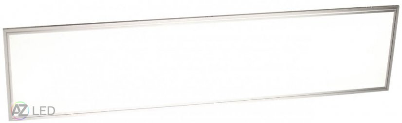 LED panel QUADRA LONG MINI 24W 600x300mm stříbrný - Barva světla: Denní bílá
