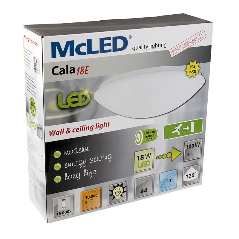 Přisazené LED svítidlo CALA 18 E 18W 4000K IP44