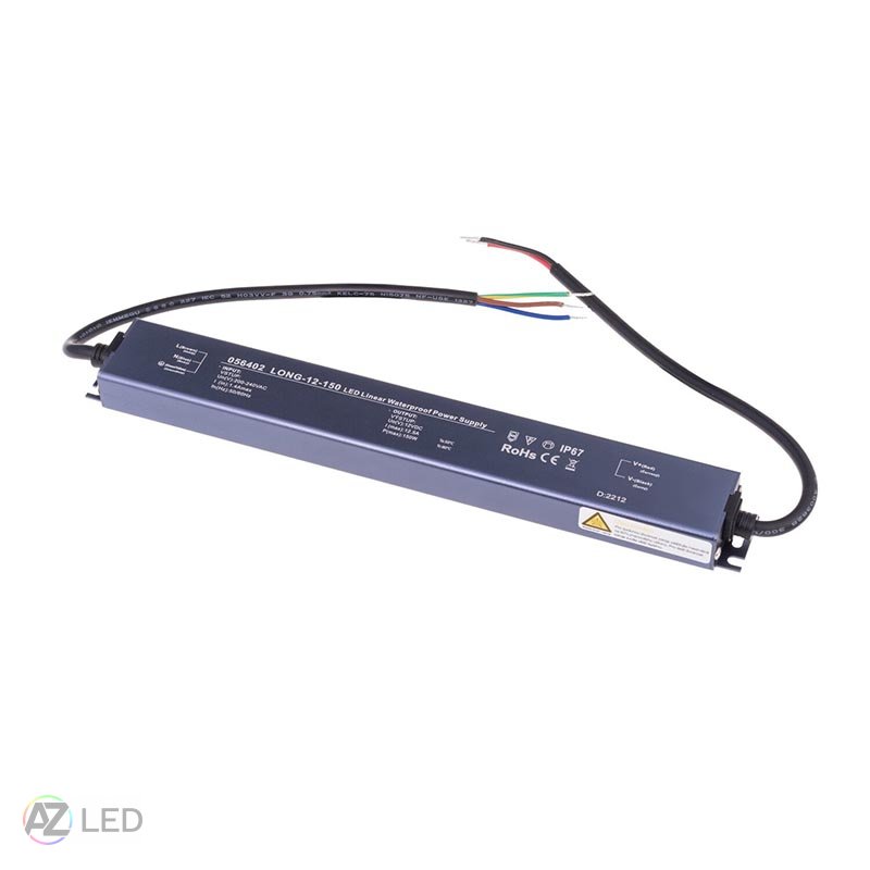 Trafo pro zapojení LED osvětlení 12V 150W LONG IP67