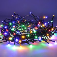 LED Vánoční řetěz Noel zelený 8m vnitřní multicolor