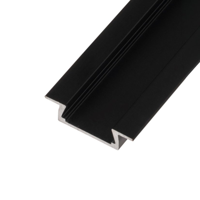 Vestavný LED profil - V4 mini černý - Délka: 1000 mm