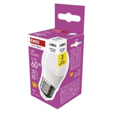 LED žárovka Emos Classic E27 Mini Globe 6,5W