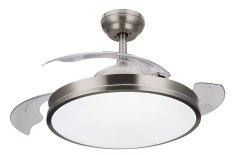 Atlas stropní svítidlo s ventilátorem 28W+35W, nikl