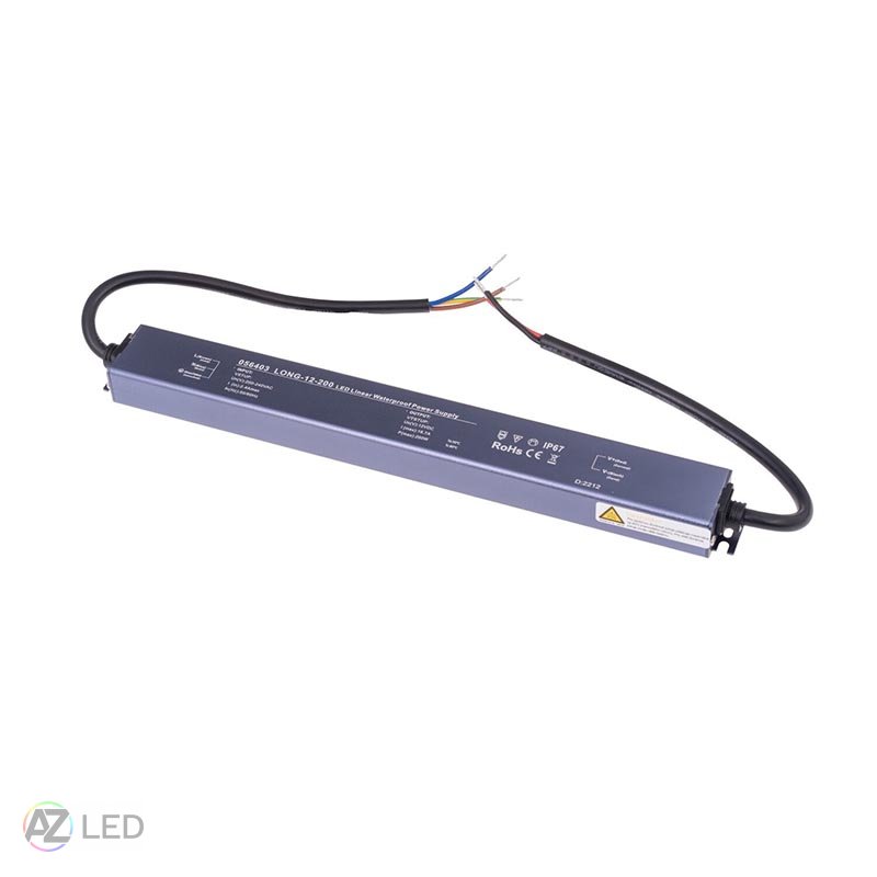 Trafo pro zapojení LED osvětlení 12V 200W LONG IP67