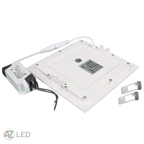 LED panel čtverec do podhledu 12W 171x171mm - Barva světla: Teplá bílá