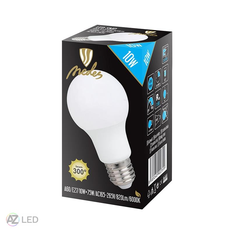 LED žárovka A60 9-70W 300° E27 - Barva světla: Teplá bílá