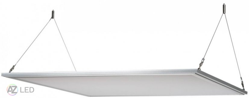 LED panel QUADRA LONG CLASSIC 72W 1200x600mm stříbrný - Barva světla: Studená bílá